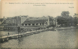 77* LAGNY Pont Bateau Du Genie WW1       MA96,0668 - Lagny Sur Marne