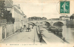 77* MONTEREAU  Quai Et Pont        MA96,0626 - Montereau