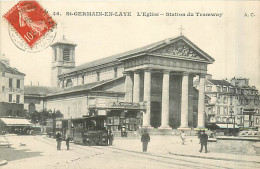 78* ST GERMAIN EN LAYE  Eglise  Station Tram        MA96,0866 - St. Germain En Laye