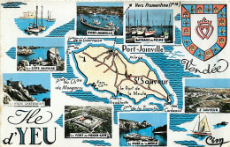 85* ILE D YEU  Multivues (CPSM Petit Format)        MA97,1086 - Ile D'Yeu