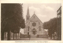 91* VERRIERES LE BUISSON  Place Eglise           MA98,0111 - Verrieres Le Buisson