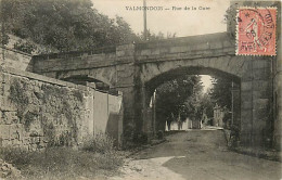 95* VALMONDOIS Rue De La Gare  MA98,1083 - Autres & Non Classés