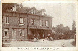 95* VALMONDOIS  Hotel De La Gare   MA98,0820 - Autres & Non Classés