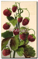 CPA Fantaisie Nature Morte Fraises - Other & Unclassified