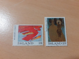 TIMBRES   ISLANDE   ANNEE   1975   N  455  /  456   COTE  2,00  EUROS   NEUFS  LUXE** - Unused Stamps