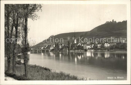 12473003 Stein Rhein Rheinpartie Mit Schloss Hohenklingen Stein Am Rhein - Altri & Non Classificati