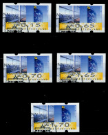 BRD ATM 2008 Nr 7-x-VS1 Gestempelt X75BEB6 - Machine Labels [ATM]