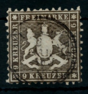 WÜRTTEMBERG AUSGABE VON 1863 Nr 28 Gestempelt Gepr. X75C356 - Used