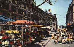 12472130 Geneve GE La Place Du Molard Et Ses Grands Cafes Geneve - Other & Unclassified