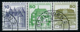 BERLIN ZUSAMMENDRUCK Nr W80 Gestempelt 3ER STR X784792 - Zusammendrucke