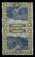 SAARGEBIET LANDS.BILD Nr 53A Kdr III Postfrisch SENKR P X78842E - Unused Stamps
