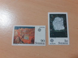 TIMBRES   SUEDE   ANNEE   1975   N  880  /  881   COTE  2,00  EUROS   NEUFS  LUXE** - Neufs