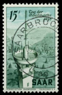 SAARLAND 1956 Nr 369 Zentrisch Gestempelt X79DCBA - Used Stamps