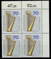 BRD 1973 Nr 785 Postfrisch VIERERBLOCK ECKE-ORE X7FF992 - Neufs