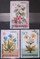ROMANIA ~ 1993 ~ S.G. NUMBERS 5501 - 5502 + 5505 ~ PLANTS ~ VFU #03564 - Usado