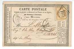 CARTE POSTALE PRECURSEUR Envoi De La Librairie JOUANNET à ANGOULEME 16 Pour Martin Négociant Rue Chapon Paris Année 1875 - Angouleme