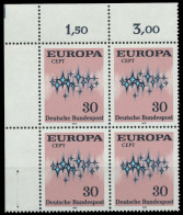 BRD BUND 1972 Nr 717 Postfrisch VIERERBLOCK ECKE-OLI X84EEB2 - Unused Stamps