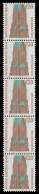 BERLIN DS SEHENSWÜRDIGKEITEN Nr 815R Postfrisch 5ER STR X9011F6 - Unused Stamps