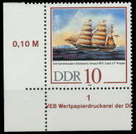 DDR 1988 Nr 3199 Postfrisch ECKE-ULI X0DE062 - Ongebruikt