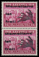 MEMEL LOKALAUSGABEN Nr S1 III-I Und III-II Postfrisch SEN X4166FA - Memel (Klaipeda) 1923