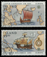 ISLAND 1992 Nr 762-763 Gestempelt X5D90E6 - Used Stamps