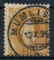 SCHWEIZ STEHENDE HELVETIA Nr 64XA Zentrisch Gestempelt X6AA582 - Used Stamps