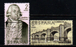 SPAGNA - 1969 - CONQUISTARORI DELL'AMERICA: AMBROSIO O'HIGGINS, PONTE DI CAL Y CANTO - USATI - Used Stamps