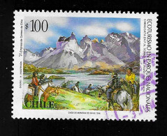1996 Snow Skiing Michel CL 1794 Stamp Number CL 1185c Yvert Et Tellier CL 1396 Stanley Gibbons CL 1751 Used - Chile