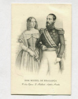 Cartão 5 Abril 1967 Regresso Restos Mortais REI D.Miguel I Bragança + RAINHA D.Adelaide Loewenstein Panteão Nac PORTUGAL - Königshäuser