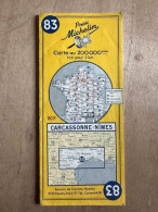 Pneu Michelin Carte Au 200 000 ème 1cm Pour 2km N°83 - Autres & Non Classés