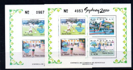 OLYMPICS - Honduras - 2000 - Sydney Olympics S/sheets Perf & Imperf MNH, - Ete 2000: Sydney