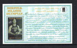 OLYMPICS - Norfolk Island - 2000 - Sydney Olympics Souvenir Sheet   MNH, - Ete 2000: Sydney