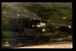 04 - DIGNE - VUE DE ST-DOMNIN - CARTE COLORISEE - Digne