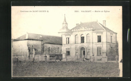 CPA Valcourt, Mairie Et Eglise  - Altri & Non Classificati