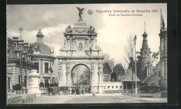 AK Bruxelles, Exposition Universelle 1910, Entree De Bruxelles-Kermesse  - Esposizioni