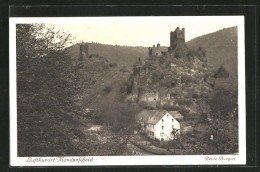 AK Manderscheid /Eifel, Blick Zu Den Beiden Burgen  - Manderscheid