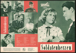 Filmprogramm PFP Nr. 85 /59, Soldatenherzen, W. Semljanikin, R. Makagonowa, Regie: Sergei Kolossow  - Revistas