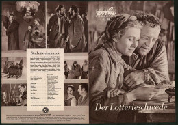 Filmprogramm PFP Nr. 82 /58, Der Lotterieschwede, Erwin Geschonneck, Sonja Sutter, Regie: Joachim Kunert  - Magazines