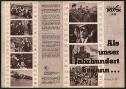 Filmprogramm PFP Nr. 16 /58, Als Unser Jahrhundert Begann..., Dokumentarfilm, Regie: Sergei Gurow  - Magazines