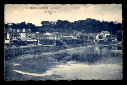 22 - PERROS-GUIREC - TRAINS EN GARE DE CHEMIN DE FER - LE QUINQUIS - Perros-Guirec