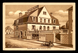 22 - SAINT-BRIEUC - LE CENTRAL HOTEL - CARTE ILLUSTREE - Saint-Brieuc