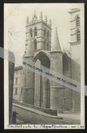 34 - MONTPELLIER - LA CATHEDRALE AVANT 1911 - CARTE PHOTO ORIGINALE - Montpellier