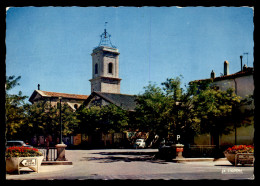 34 - MARSEILLAN - L'EGLISE ST-JEAN-BAPYISTE ET LE PARKING - Marseillan