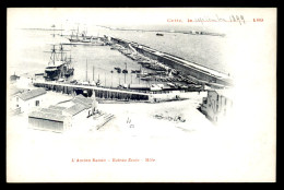 34 - SETE - CETTE - L'ANCIEN BASSIN - MOLE - BATEAU ECOLE - Sete (Cette)