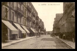 34 - SETE - CETTE - RUE NATIONALE - Sete (Cette)