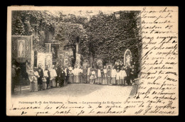 37 - TOURS - PATRONAGE N-D DES VITOIRES - LA PROCESSION DU ST-ROSAIRE - Tours