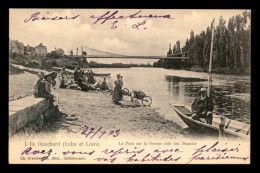 37 - L'ILE BOUCHARD - LE PONT SUR LA VIENNE - LAVANDIERES - LAVEUSES -  LESSIVE - L'Île-Bouchard