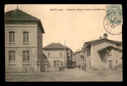 38 - CHATTE - ENTREE DU VILLAGE ET ROUTE DE ST-MARCELLIN - Altri & Non Classificati