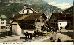 Andermatt - Furkapost - Postkutsche - Andermatt