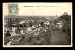 41 - MONTRICHARD - VUE PRISE DES HAUTEURS ET PONT DE FER - Montrichard